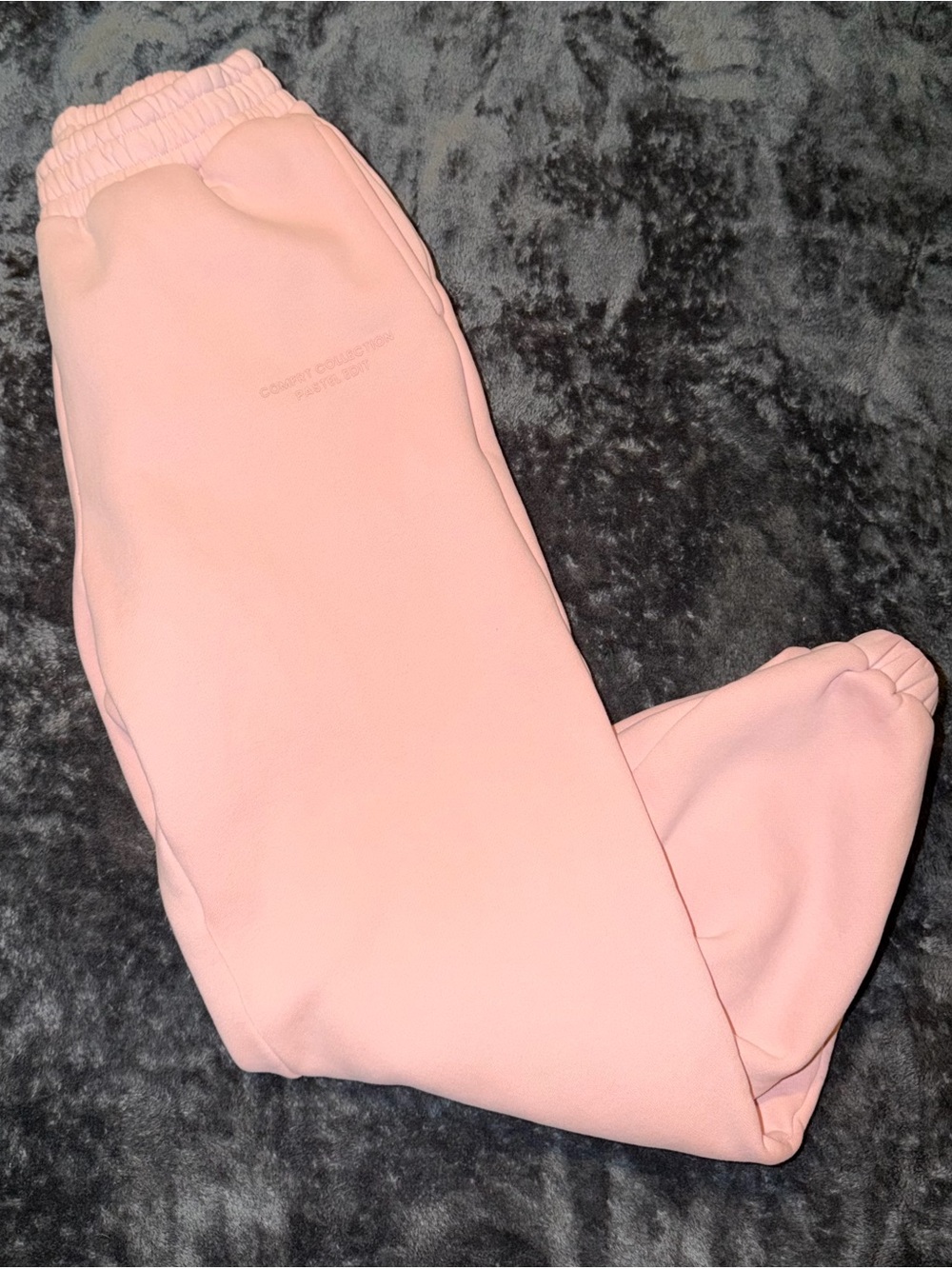 Soft Pink Fleece Jogger Pants - Women's Cozy Track Joggers